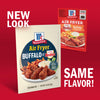 McCormick Air Fryer Buffalo Wings seasoning mix with a new package design but the same flavor.