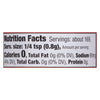 ['Nutrition facts label for a product with 0 calories per serving.']