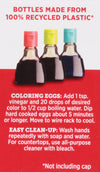 ['McCormick brand food coloring ingredients and warning label.']