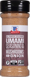 ['A jar of McCormick Umami Seasoning with Mushrooms and Onion.']