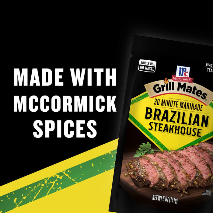 McCormick® Grill Mates® Brazilian Steakhouse Marinade, 5 oz (6-Pack)