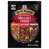 McCormick Grill Mates Beef Marinade Mix package with three different flavor options: Garlic Asian Sweet &amp; Savory and Steakhouse.