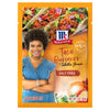 ['McCormick Taco Business by Tabitha Brown Salt Free Seasoning Mix package with a woman smiling and a taco on the front.']