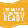 ['A yellow banner with white text that says Instant Pot &amp; Slow Cooker Ready.']