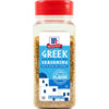['A bottle of McCormick Greek Seasoning.']