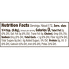 ['Nutrition facts for 1/4 teaspoon of the product, showing 0 calories and 0 grams of fat.']