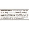 ['Nutrition facts for 1/4 teaspoon of the product, showing 0 calories and 0 grams of fat.']