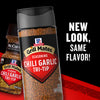 Two bottles of McCormick Grill Mates Chili Garlic Tri-Tip seasoning are shown with the text New Look Same Flavor!