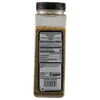['A bottle of McCormick for Chefs Cracked Black Pepper &amp; Garlic with Sea Salt seasoning.']