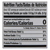 ['Nutrition facts label for a product with 0 calories per serving.']