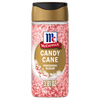A container of McCormick Candy Cane Finishing Sugar.