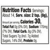 ['Nutrition facts label for a product with 30 calories per serving.']