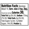 ['Nutrition facts label for a product with 30 calories per serving.']