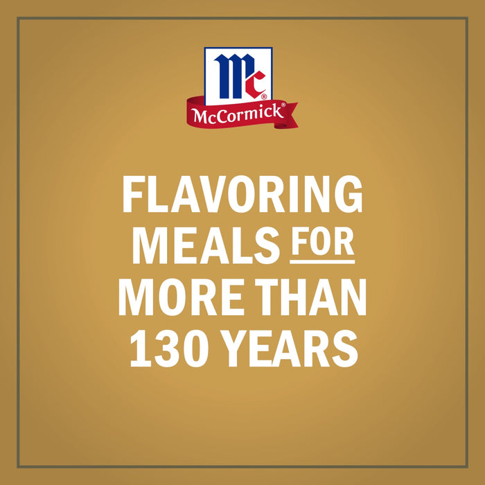 McCormick logo with the text Flavoring meals for more than 130 years.