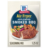 McCormick Air Fryer Applewood Smoked BBQ seasoning mix packet.