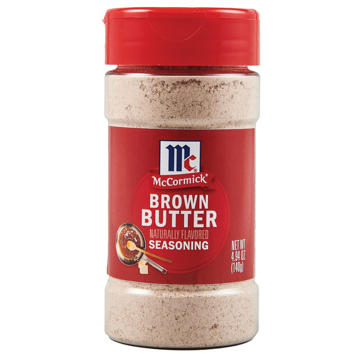 ['A jar of McCormick Brown Butter Seasoning.']
