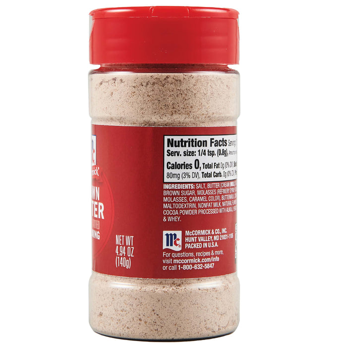 ['A container of McCormick Brown Sugar Flavored Baking']