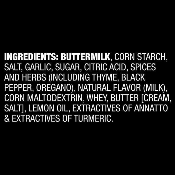 A list of ingredients for a product.