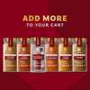 An array of McCormick Gourmet organic spices, including Mccormick Gourmet Saffron 0.035 Oz, Italian Seasoning, Smoked Paprika, Ground Saigon Cinnamon, Ground Cumin, and Thyme, are displayed on a red background with the text 'ADD MORE TO YOUR CART'.