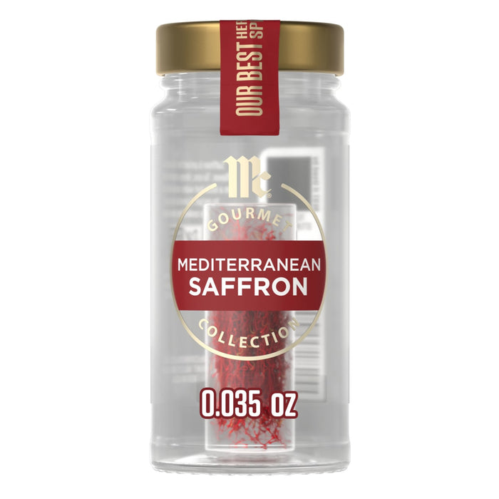 A jar of 11% Cocagne Mediterranean Saffron.