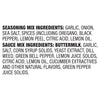 A list of ingredients for a seasoning mix and a sauce mix.