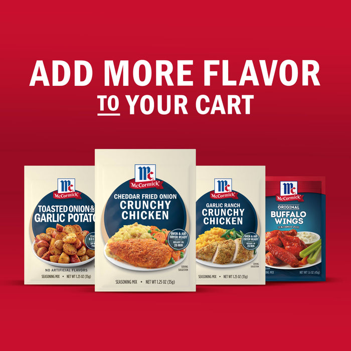 McCormick spices are displayed with the text Add More Flavor to Your Cart.