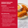 McCormick Cheddar Fried Onion Crunchy Chicken recipe instructions and ingredients.