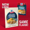 McCormick's Garlic Ranch Crunchy Chicken package with a new look but the same flavor.