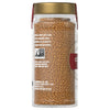 A glass jar of McCormick Gourmet Celery Seed.