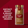 McCormick Celery Seed is advertised as having a distinct, bright, and grassy flavor with a mild crunch.