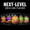 A variety of McCormick Grill Mates 15-minute marinade mixes are displayed with the text Next-Level Grilling Flavor.