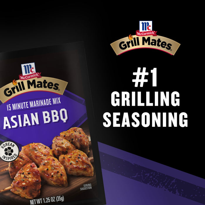 McCormick® Grill Mates® Asian BBQ Marinade Mix, 1.25 oz (6-Pack)