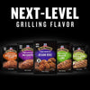 This image features McCormick Grill Mates 15-minute marinade mix in a variety of flavors including Brown Sugar Bourbon Mesquite Asian BBQ Mojito Lime and Garlic Herb &amp; Wine.
