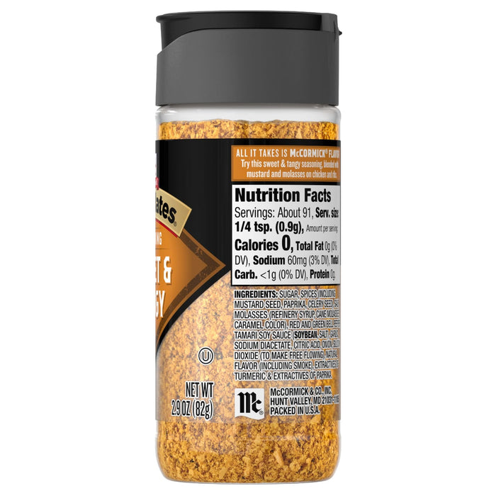 McCormick® Grill Mates® Sweet & Tangy Seasoning, 2.9 oz