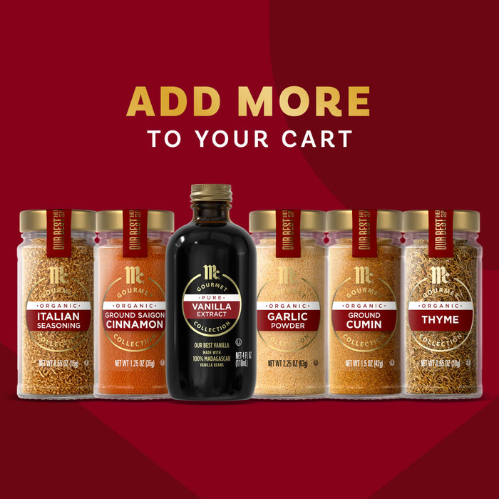 An assortment of Uncle Nearest products, including whiskey and various spices, are displayed with the text Add More to Your Cart.