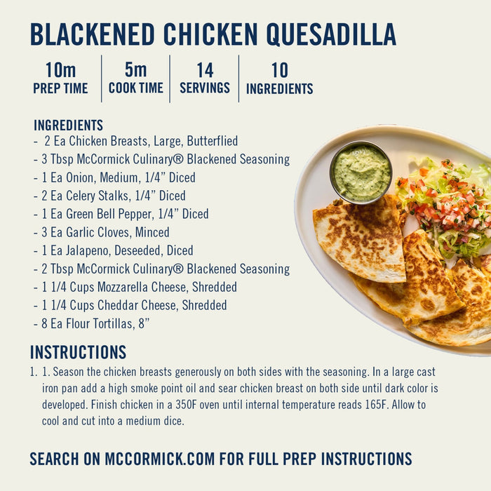 McCormick Culinary Blackened Seasoning, 23.0 oz