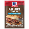 McCormick® Au Jus Gravy, 30% Less Sodium Gravy Mix, 1 oz