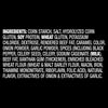 The image displays the ingredient list and sodium content information for Mccormick Au Jus Gravy Seasoning Mix 30% Less Sodium 1 Oz, highlighting that it contains 200mg of sodium per serving compared to the original's 330mg.