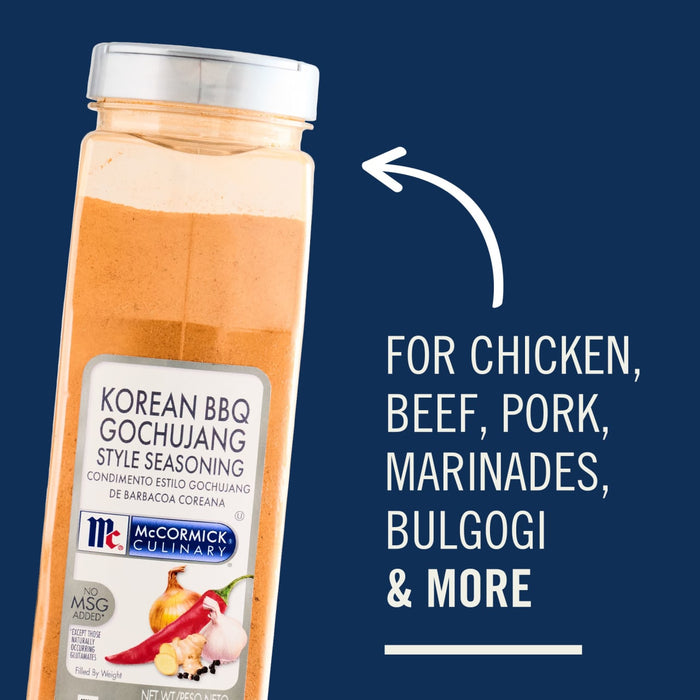 McCormick Culinary Korean BBQ Gochujang Style Seasoning, 24.5 oz