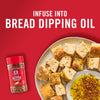 ['McCormick Crushed Red Pepper &amp; Italian Herbs Seasoning is infused into bread dipping oil.']