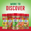 Five jars of McCormick Perfect Pinch seasoning on a green and red background with text 'More to Discover'.