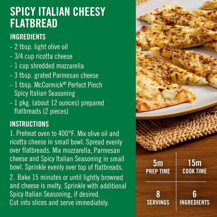 McCormick® Perfect Pinch® Spicy Italian Seasoning, 3.88 oz