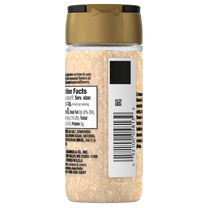 McCormick® Brown Butter Finishing Salt, 4.12 oz