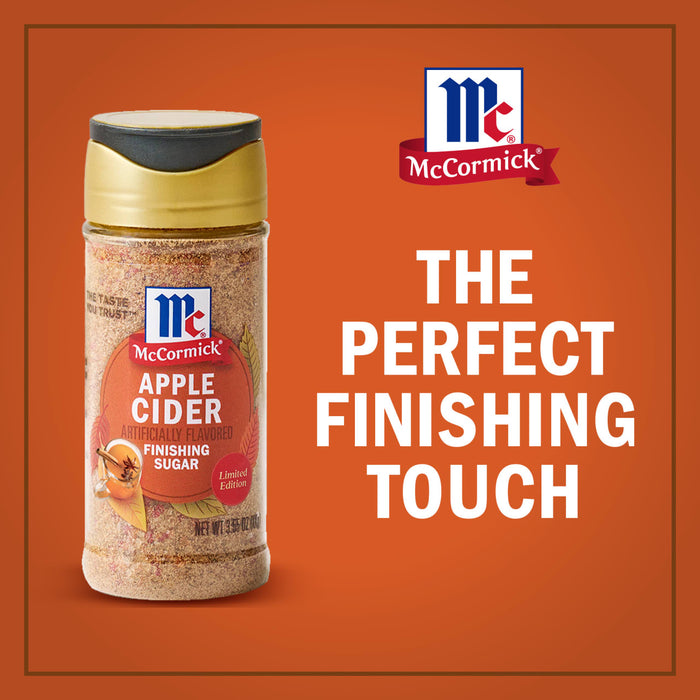 McCormick Apple Cider Cinnamon Sugar is the perfect finishing touch for your favorite treats.