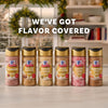 McCormick is promoting their four fall-themed spice flavors: Apple Cider, Maple Brown Sugar, Pumpkin Spice, and Toasted Caramel.