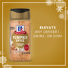 A promotional image for McCormick's limited edition Pumpkin Spice seasonal flavor.
