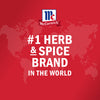 McCormick is the #1 herb and spice brand in the world as shown in this promotional image.