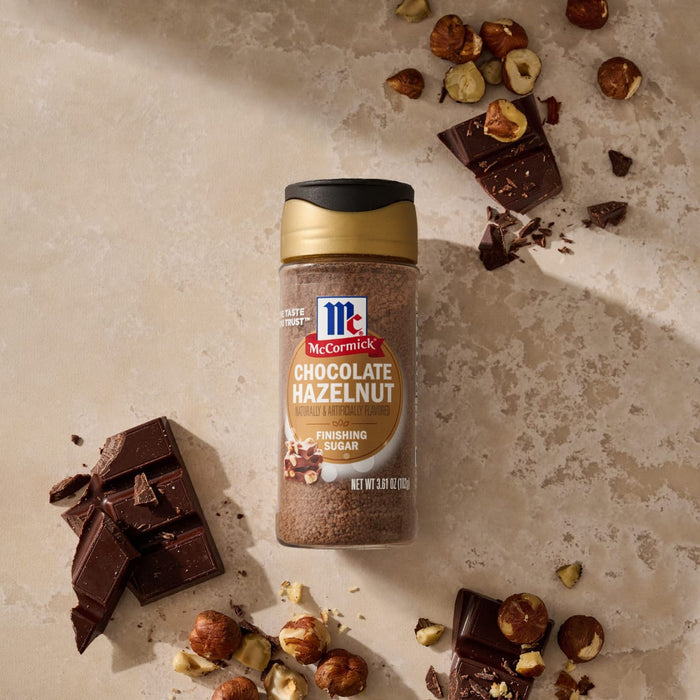 McCormick® Chocolate Hazelnut Finishing Sugar, 3.610 oz