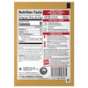 A package of Mccormick Holiday Party Mix 1.12 Oz, displaying nutrition facts, ingredients, and directions for making a sweet and spicy snack mix.