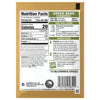 The McCormick Green Bean Casserole recipe mix package provides nutrition facts, ingredients, and cooking instructions.